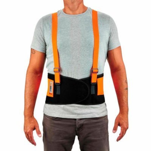 Ergodyne ProFlex 100 Economy Hi-Vis Back Support, Orange, XS 11881